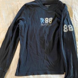 Navy Blue Vintage American Eagle Longsleeve Tee